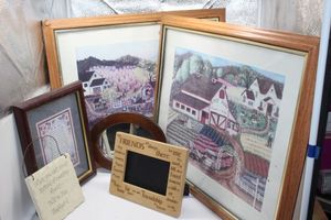lot 160 image: Framed artwork and more