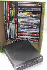 lot 168 image: DVD  player and 42 DVDs