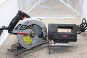 lot 106 image: Circular saw and jig saw