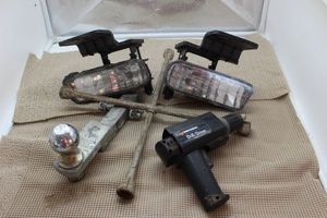 lot 205 image: Fog Lights for a Full size truck, hitch, 4 way, Black and Decker battery powered DrillDriver no charging cord