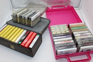 lot 240 image: Two cases of Cassette tapes
