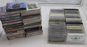 lot 216 image: Large selection of cassette tapes