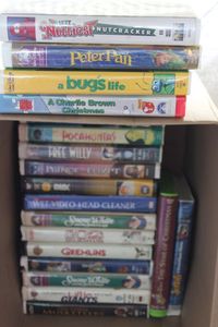 lot 220 image: Box of Childrens VHS movies