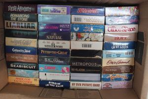 lot 269 image: Box of VHS Tapes