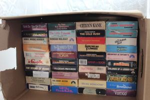 lot 267 image: Box of VHS Tapes