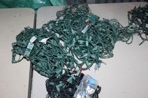 lot 287 image: 5 Sets of Christmas Lights, Clear and multi Color tested working when photos were taken