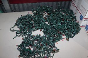 lot 288 image: 6 Sets of lights, clear and mulit color, tested working at photo time