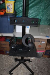 lot 308 image: MonitorTelevision Stand and antenas
