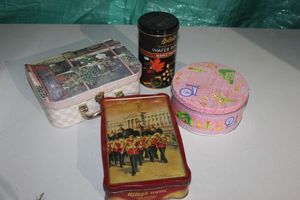 lot 309 image: Vintage tins