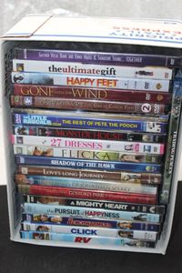 lot 320 image: Box of DVDs