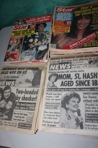 lot 324 image: papers and magazines