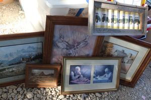 lot 384 image: Framed artwork and more