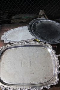 lot 408 image: Silverplate platters