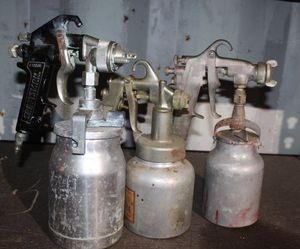 lot 75 image: Three HVLP Paint Spray Guns