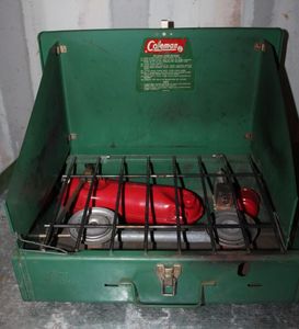 lot 84 image: Portable Coleman Camping Stove