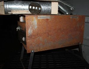 lot 85 image: Portable Table Top Wood Burning Stove