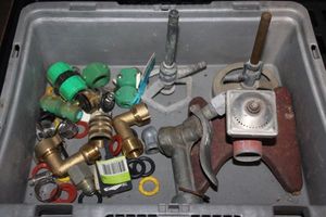 lot 135 image: Lawn watering Accessories and Hose Repair Items