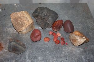 lot 142 image: Various Stones and one Piece of Petrified Wood