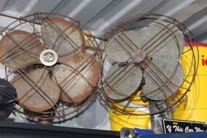 lot 149 image: Vintage Enerson and Artic Aire Metal Fans