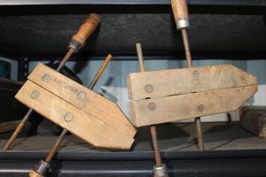 lot 150 image: Two Craftsman wood Clamps