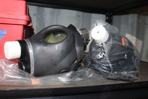 lot 183 image: Two unused Gas Masks
