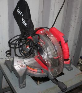 lot 198 image: Very Lightly Used Craftsman Combo Miter Chop saw