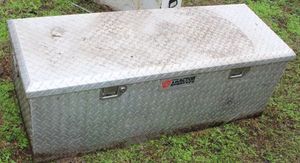 lot 210 image: Diamond Plate Toolbox for medium to Full Size Truck