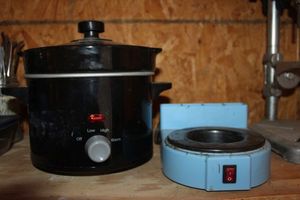lot 167 image: Lapidary Deputation DOP wax Melter and stone Warmer and Mini Crock Pot used for Lapidary work