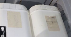 lot 93 image: Two 6 Gal Potable Water Containers