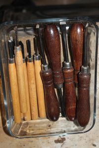 lot 20 image: Wood carving Tools
