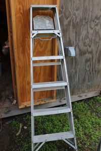 lot 17 image: Six Foot Aluminum Ladder
