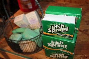 lot 219 image: Several Bars of Soap mostlhy Irish Spring
