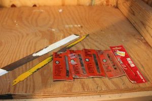 lot 231 image: Unused Jigsaw Blades, 116th Drill bit and more