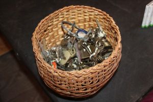lot 256 image: Basket of Keys