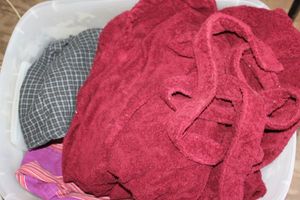 lot 257 image: Mens and Womens SleepLounge Clothing, Includes sizes xl-xxl, Pajama Pants, NightGowns, Robes and house Coats,