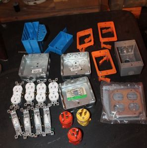 lot 261 image: Unused Electric al Items