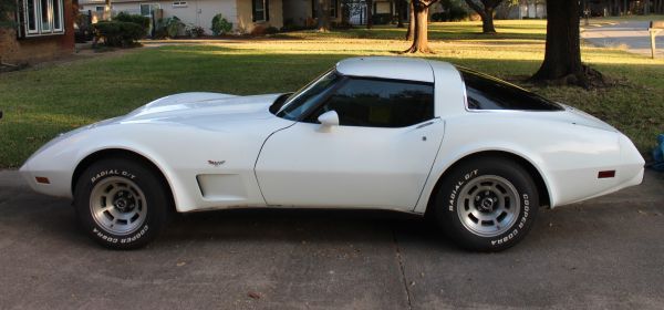 lot 1 image: 1978 Corvette 25th Anniversary edition, Approx. 18,000 Original Miles, 2nd owner, Has Keys, More information Below, sold as is, no warranty