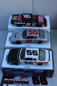 lot 38 image: Collectable Nascar Diecast Cars Two Ernie Irvan #56 Dale Ernhardt Chevrolet, 1987 Monte Carlo,&nbsp Neil Bonnett #31 Mom n Pop 1992 Lumina