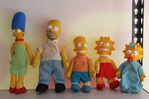 lot 52 image: Vintage Simpsons Toys