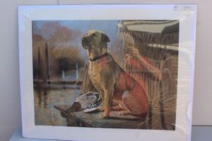 lot 103 image: Yellow Lab Print Autographed and Numbered
