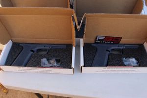 lot 11 image: Polymer 80 Lower 45 pistol frames (Bid is times the quantity)