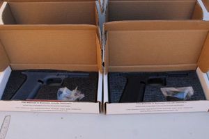 lot 152 image: Polymer 80 Large Frame Blank and Full Size Blank pistol frames (Bid is times the quantity)
