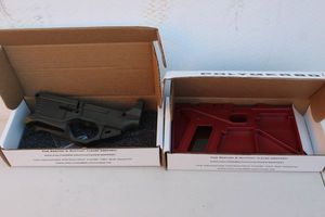 lot 113 image: Polymer 80 Standard Jig and Polymer 80 RL556v3 Blank, Rhino