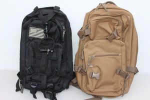 lot 154 image: Back Packs, Tan is Conceal Carry Bag