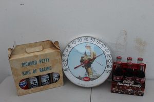 lot 169 image: Collector Pepsi and Coke BottlesNascar Memorial