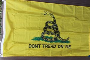 lot 181 image: Dont Tread on Me Flag Approx 3ftx5ft