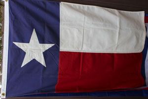 lot 164 image: Texas Flag 3ftx5ft