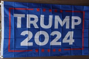 lot 166 image: Trump 2024 Flag Approximately 3ftx5ft