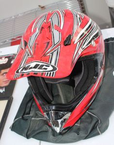 lot 182 image: Racing motorcycle Helmet, DOT approved