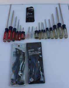 lot 201 image: Craftsman Screwdriver Set and Craftsman Hex sets